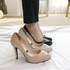 [GIRLS GOOB] Women's Pump Heels 10cm Enamel Synthetic Leather, Anti-slip - Made in Korea